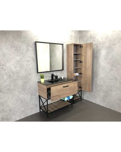 Зеркало Comforty Бредфорд 90 00004147988 Черное