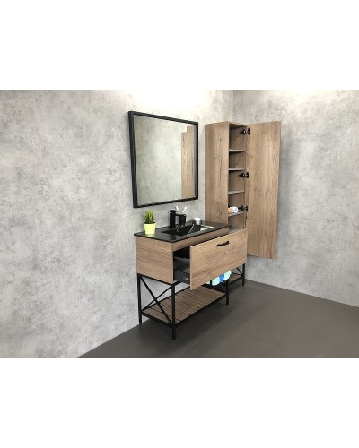 Зеркало Comforty Бредфорд 90 00004147988 Черное