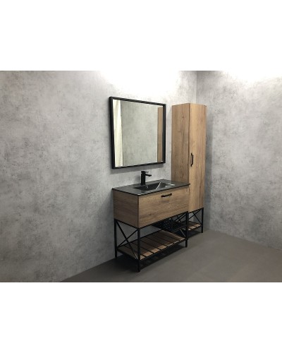 Зеркало Comforty Бредфорд 90 00004147988 Черное