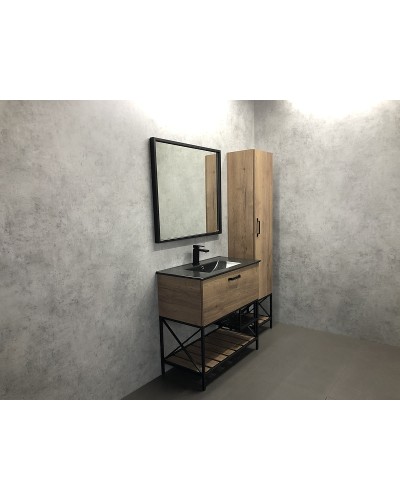 Зеркало Comforty Бредфорд 90 00004147988 Черное