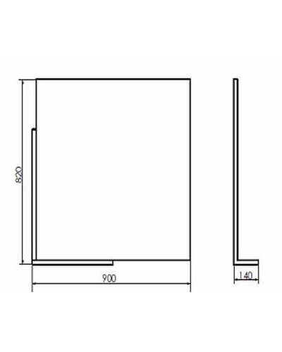 Зеркало Comforty Дюссельдорф 90 00004147992 Дуб дымчатый