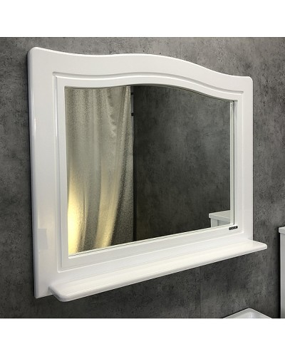 Зеркало Comforty Павия 100 00004147986 Белый глянец