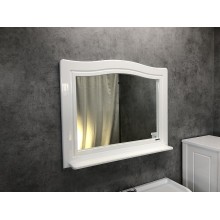 Зеркало Comforty Павия 100 00004147986 Белый глянец