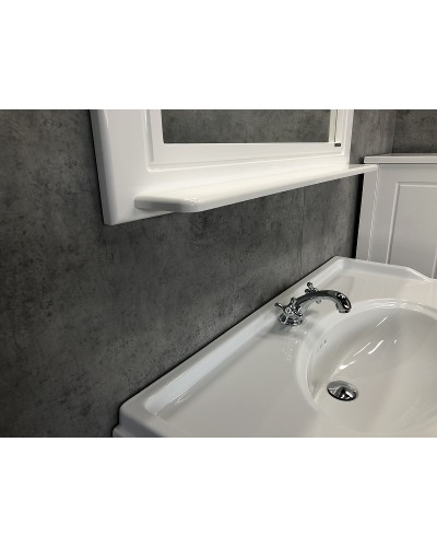 Зеркало Comforty Павия 100 00004147986 Белый глянец