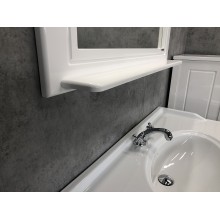 Зеркало Comforty Павия 100 00004147986 Белый глянец