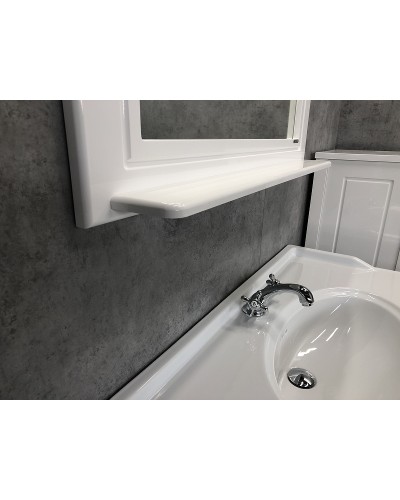 Зеркало Comforty Павия 100 00004147986 Белый глянец