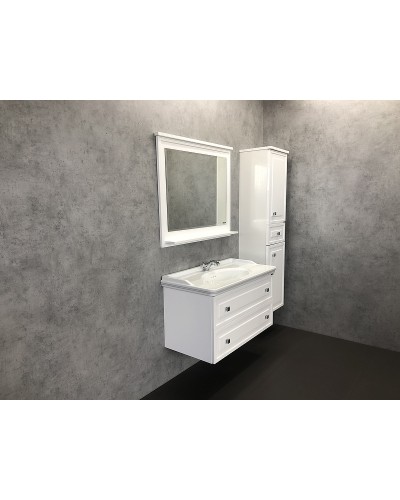 Зеркало Comforty Феррара 100 00004147993 Белый глянец