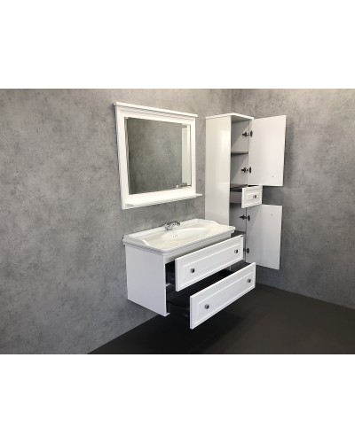 Зеркало Comforty Феррара 100 00004147993 Белый глянец