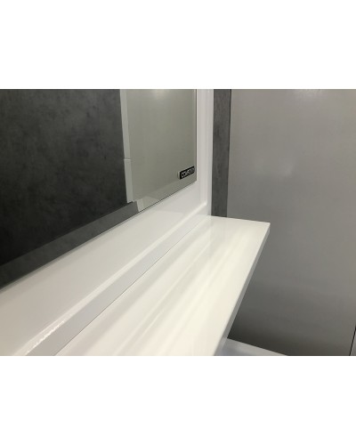 Зеркало Comforty Феррара 100 00004147993 Белый глянец