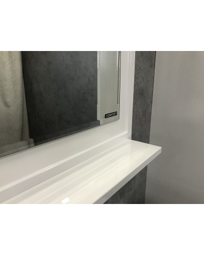 Зеркало Comforty Феррара 100 00004147993 Белый глянец