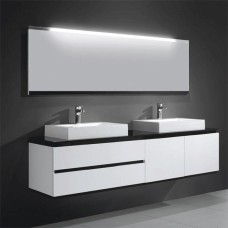 Зеркало Orans BC-6023-1800 6023180З с подсветкой Черное Белое