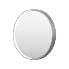 PLUTO - Зеркало 600х600 круглое Nimbus 6 (платина) нейтр.св. сенсор на зеркале