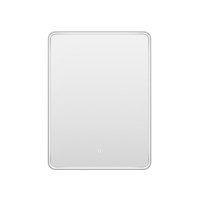MERCURY - Зеркало 600х800 прямоуг. Rettangolo 6 (платина) нейтр.св. сенсор на зеркале