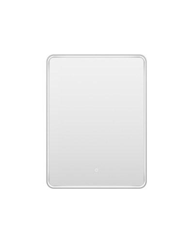 MERCURY - Зеркало 600х800 прямоуг. Rettangolo 6 (платина) нейтр.св. сенсор на зеркале