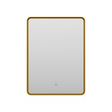 MERCURY - Зеркало 600х800 прямоуг. Rettangolo 6 (золото янтарь) нейтр.св. сенсор на зеркале