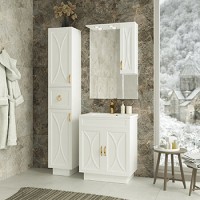 Амбра - 70 зеркало-шкаф прав. (свет)