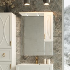 Амбра - 80 зеркало-шкаф прав. (свет)