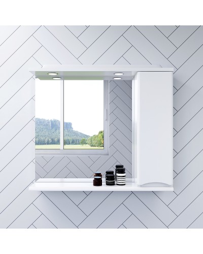 Зеркало со шкафом AM.PM Like 65 R M80MPR0651WG с подсветкой Белый