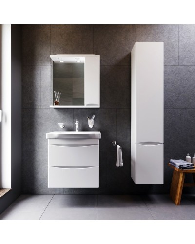 Зеркало со шкафом AM.PM Like 65 R M80MPR0651WG с подсветкой Белый