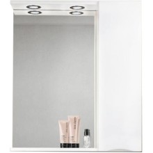 Зеркало со шкафом BelBagno MARINO-SPC-900/750-1A-BL-P-R 90 с подсветкой Bianco Lucido