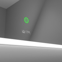 Зеркало Owl 1975 Skansen 120 OWLM200502 с LED подсветкой с сенсорным выключателем