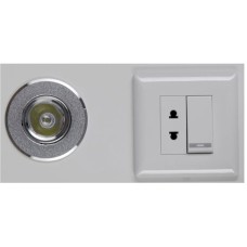 Зеркало со шкафом Aquanet Греция 110 171544 с подсветкой R Белое Swarovski