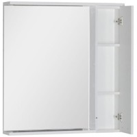 Зеркало со шкафом Aquanet Доминика 80 171081 с подсветкой R Белое