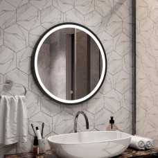 АЛЬФЕРАЦ - D600 Зеркало Led, с сенс. на зеркале, холодная подсветка, б/подогрева (Стайл ЗЛП1016)