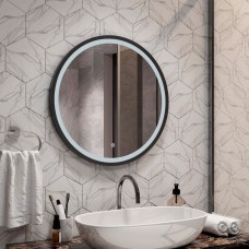 АЛЬФЕРАЦ - D600 Зеркало Led, с сенс. на зеркале, холодная подсветка, б/подогрева (Стайл ЗЛП1016)