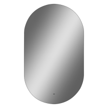 ТИТАВИН - 600х1000 Зеркало Led, ореол с бесконт.сенс., холод.подсветка с подогревом (Флер ЗЛП532)