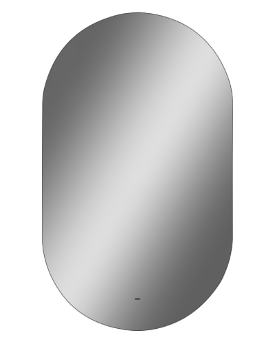 ТИТАВИН - 600х1000 Зеркало Led, ореол с бесконт.сенс., холод.подсветка с подогревом (Флер ЗЛП532)