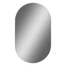 ТИТАВИН - 650х1100 Зеркало Led, ореол с бесконт.сенс., холод.подсветка с подогревом (Флер ЗЛП595)