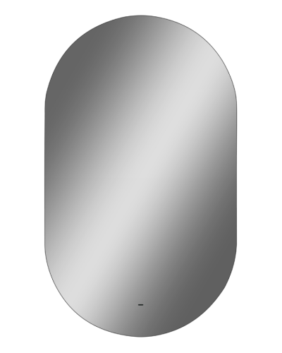 ТИТАВИН - 650х1100 Зеркало Led, ореол с бесконт.сенс., холод.подсветка с подогревом (Флер ЗЛП595)