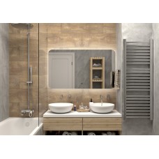 АДХИЛ -1200х700 Зеркало Led, ореол с бесконт.сенс., холод.подсветка с подогревом (Бурже ЗЛП530)