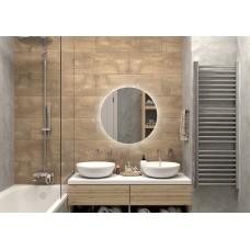 АЛАМАК - D645 Зеркало Led, ореол с бесконт.сенс., холод.подсветка с подогревом (Ажур ЗЛП399)