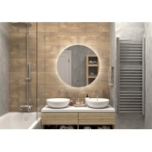 АЛАМАК - D800 Зеркало Led, ореол с бесконт.сенс., холод.подсветка с подогревом (Ажур ЗЛП105)