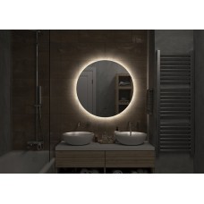 АЛАМАК - D800 Зеркало Led, ореол с бесконт.сенс., холод.подсветка с подогревом (Ажур ЗЛП105)