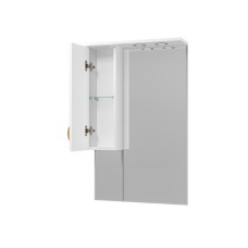 Амбра - 65 зеркало-шкаф лев. (свет)