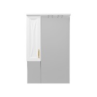 Амбра - 65 зеркало-шкаф лев. (свет)