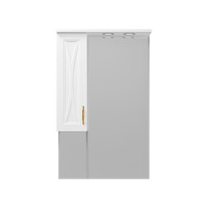 Амбра - 65 зеркало-шкаф лев. (свет)