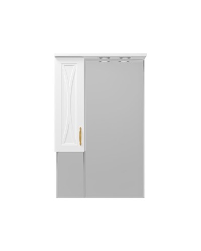 Амбра - 65 зеркало-шкаф лев. (свет)