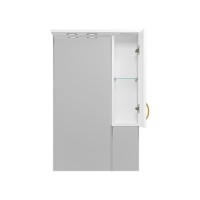 Амбра - 65 зеркало-шкаф прав. (свет)