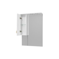 Амбра - 70 зеркало-шкаф лев. (свет)