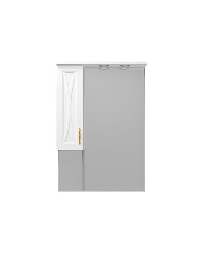 Амбра - 70 зеркало-шкаф лев. (свет)