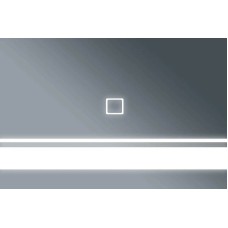 Зеркало Бриклаер Эстель-1 100 4627125414244 с подсветкой с сенсорным выключателем