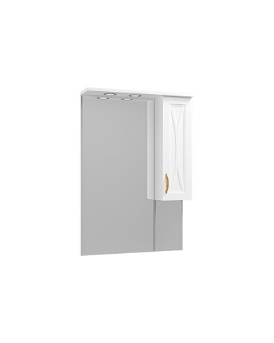 Амбра - 70 зеркало-шкаф прав. (свет)