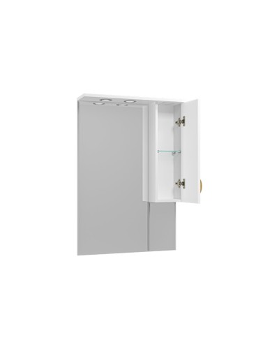 Амбра - 70 зеркало-шкаф прав. (свет)