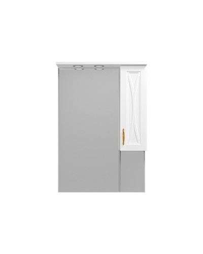 Амбра - 70 зеркало-шкаф прав. (свет)