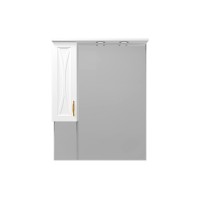 Амбра - 80 зеркало-шкаф лев. (свет)