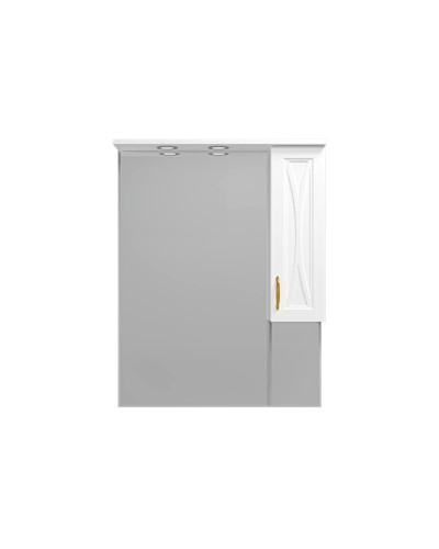 Амбра - 80 зеркало-шкаф прав. (свет)